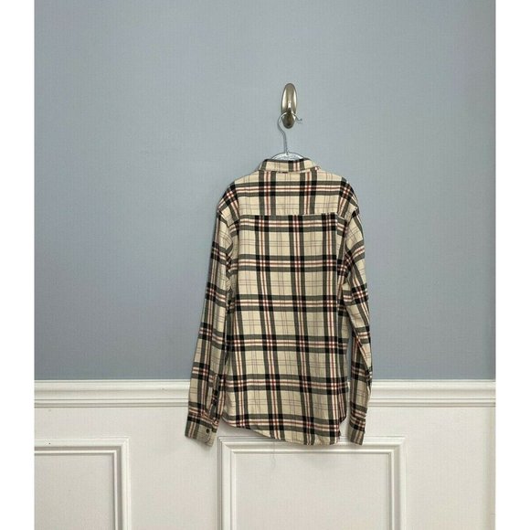 Zara Boys Plaid Button Up Shirt Flannel Size 11/12 - Picture 3 of 5